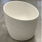 Cristalstone Separado Umywalka Stawiana na blat biała VIDRIO UNO