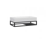 Cristalstone Stelaż pod umywalkę wiszący 80 x 45 x 15 cm czarny mat ST800-02