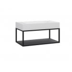 Cristalstone Stelaż pod umywalkę z półką 80 x 45 x 30 cm czarny mat ST800-03