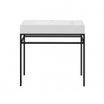 Cristalstone Stelaż pod umywalkę stojący 90 x 45 x 73 cm czarny mat ST900-05