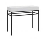 Cristalstone Stelaż pod umywalkę stojący 100 x 45 x 73 cm czarny mat ST1000-05