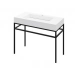 Cristalstone Stelaż pod umywalkę stojący 100 x 45 x 73 cm czarny mat ST1000-05