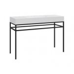 Cristalstone Stelaż pod umywalkę stojący 120 x 45 x 73 cm czarny mat ST1200-05