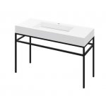 Cristalstone Stelaż pod umywalkę stojący 120 x 45 x 73 cm czarny mat ST1200-05