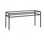 Cristalstone Stelaż pod umywalkę stojący 130 x 45 x 73 cm czarny mat ST1300-05