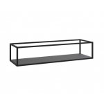 Cristalstone Stelaż pod umywalkę wiszący 140 x 45 x 30 cm czarny mat ST1400-02
