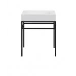 Cristalstone Stelaż pod umywalkę stojący 60 x 45 x 73 cm czarny mat ST600-05