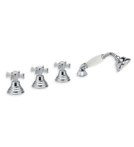 Cristina Canova bateria wannowa 4-otworowa z prysznicem CN122