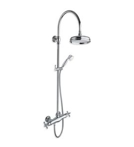 Cristina Impero bateria natryskowa ścienna termostatyczna z prysznicem i deszczownią IM486