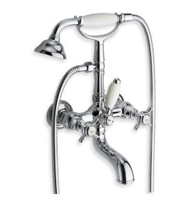 Cristina Londra bateria wannowa ścienna z prysznicem LD100