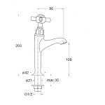 Cristina Londra zawór do wody zimnej LD230