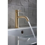 Crosswater MPRO Bateria umywalkowa jednootworowa bez korka brushed brass PRO110DNF_K