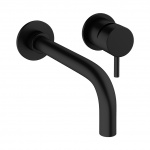 Crosswater MPRO Bateria umywalkowa ścienna podtynkowa bez korka black matt PRO120WNM