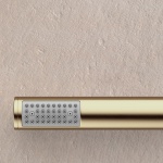 Crosswater MPRO Zestaw natryskowy ścienny z wężem i słuchawką brushed brass PRO963F