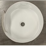 Flaminia Roll Umywalka stawiana na blat 44cm biała/platyna RL44LPLA