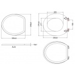Burlington Deska sedesowa zwykła Biała S13
