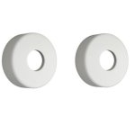   Damixa Rozety ścienne do baterii 3/4" biały mat 136432100 W MAGAZYNIE!!