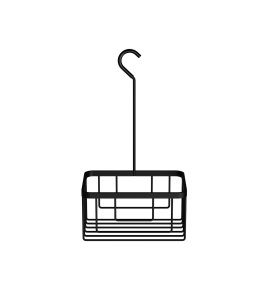 Decor Walther DW 226 Koszyk prysznicowy wiszący Czarny mat 0847960