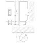 Decor Walther DW 280 Dozownik mydła ścienny Czarny mat 0848660