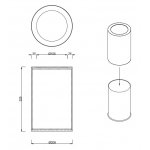 Decor Walther Rooms Kosz na śmieci bez pokrywki stal nierdziewna matowa 0615076