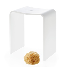 Decor Walther STONE STOOL Stołek prysznicowy Biały 0974750