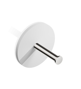 Decor Walther STONE TPH1 Wieszak na papier toaletowy ścienny Chrom/Biały 0974454