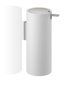 Decor Walther STONE WSP Dozownik do mydła w płynie ścienny Biały/Stal nierdzewna 0972255