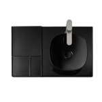   Duravit DuraShield Umywalka stawiana 35x35 czarny połysk 039635AB79 W MAGAZYNIE!!