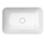  Duravit Happy D.2 Umywalka stawiana 60x40 biały połysk/antracyt mat 2359606100 W MAGAZYNIE!!