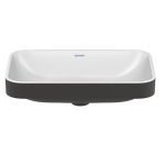   Duravit Happy D.2 Umywalka stawiana 60x40 biały połysk/antracyt mat 2359606100 W MAGAZYNIE!!