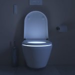     Duravit SensoWash D-Neo Compact Miska wisząca z deską sedesową myjącą biały 654000012004300 