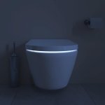     Duravit SensoWash D-Neo Compact Miska wisząca z deską sedesową myjącą biały 654000012004300 