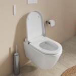     Duravit SensoWash D-Neo Compact Miska wisząca z deską sedesową myjącą biały 654000012004300 