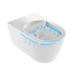     Duravit SensoWash D-Neo Compact Miska wisząca z deską sedesową myjącą biały 654000012004300 