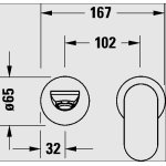   Duravit Wave Bateria umywalkowa podtynkowa brąz szczotkowany WA1070004004+GK1900004000 W MAGAZYNIE!!