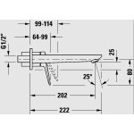  Duravit Wave Bateria umywalkowa podtynkowa brąz szczotkowany WA1070004004+GK1900004000 W MAGAZYNIE!!