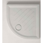 Esedra Brodzik Prysznicowy półokrągły 90x90 cm biały PDL31