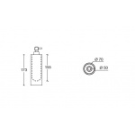 Esedra Bull Dozownik na mydło panna A2BL