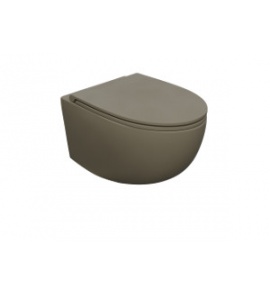 Esedra Bull WC Wiszący NO-RIM 53x36 cm caffe CFWCSBLR