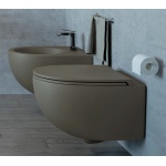 Esedra Bull WC Wiszący NO-RIM 53x36 cm caffe CFWCSBLR