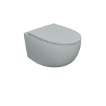 Esedra Bull WC Wiszący NO-RIM 53x36 cm ghiaccio GHWCSBLR