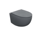 Esedra Bull WC Wiszący NO-RIM 53x36 cm magnesio MGWCSBLR