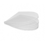 Esedra Fox Deska Sedesowa Wolnoopadająca z funkcją Quick Release biała CWFS