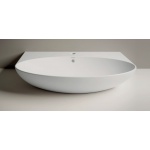 Esedra Flat 4 Umywalka Stawiana na Blat/Ścienna 69x54 cm panna MWLVF4