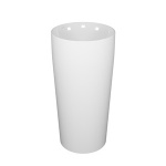 Esedra Flat 5 Umywalka Wolnostojąca ø42 cm biała LVF5