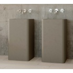 Esedra Qube 7 Umywalka Wolnostojąca 44x44 cm sabbia SALVQ7