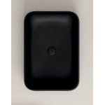 Esedra Qube 3 Umywalka Stawiana na Blat 62x44 cm grafite MBLVQ3