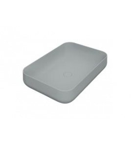 Esedra Qube 3 Umywalka Stawiana na Blat 62x44 cm ghiaccio GHLVQ3