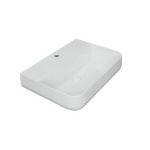 Esedra Qube 4 Umywalka Stawiana na Blat/Ścienna 62x44 cm biała LVQ4