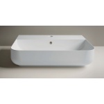 Esedra Qube 4 Umywalka Stawiana na Blat/Ścienna 62x44 cm panna MWLVQ4